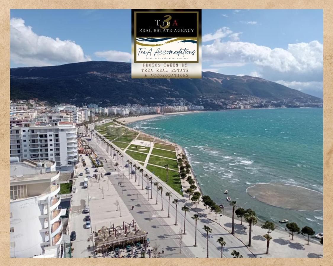 Trea Accomodations - 2 Bedrooms - Riviera With Private Parking Vlore Ngoại thất bức ảnh