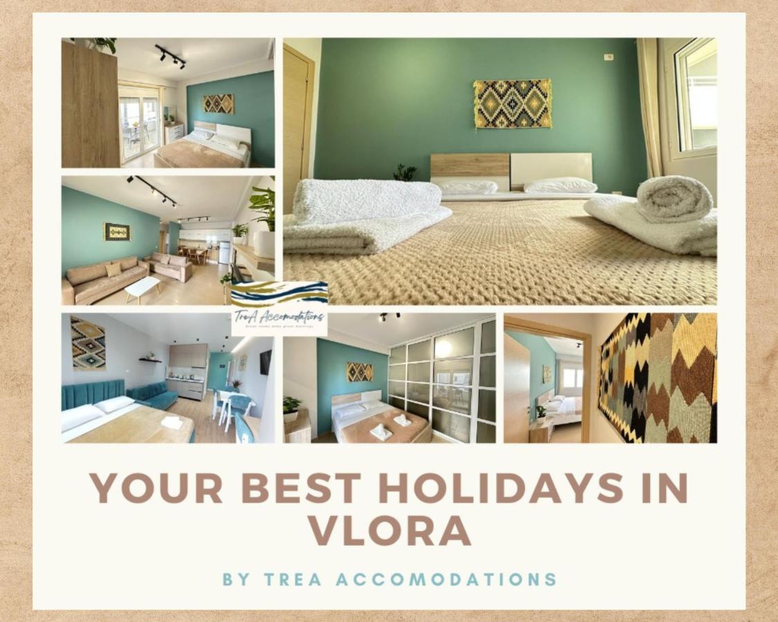 Trea Accomodations - 2 Bedrooms - Riviera With Private Parking Vlore Ngoại thất bức ảnh